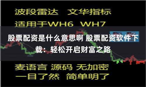 股票配资是什么意思啊 股票配资软件下载：轻松开启财富之路