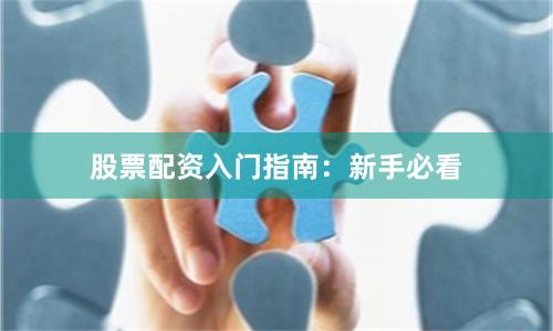 股票配资入门指南：新手必看