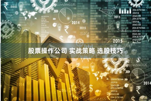 股票操作公司 实战策略 选股技巧